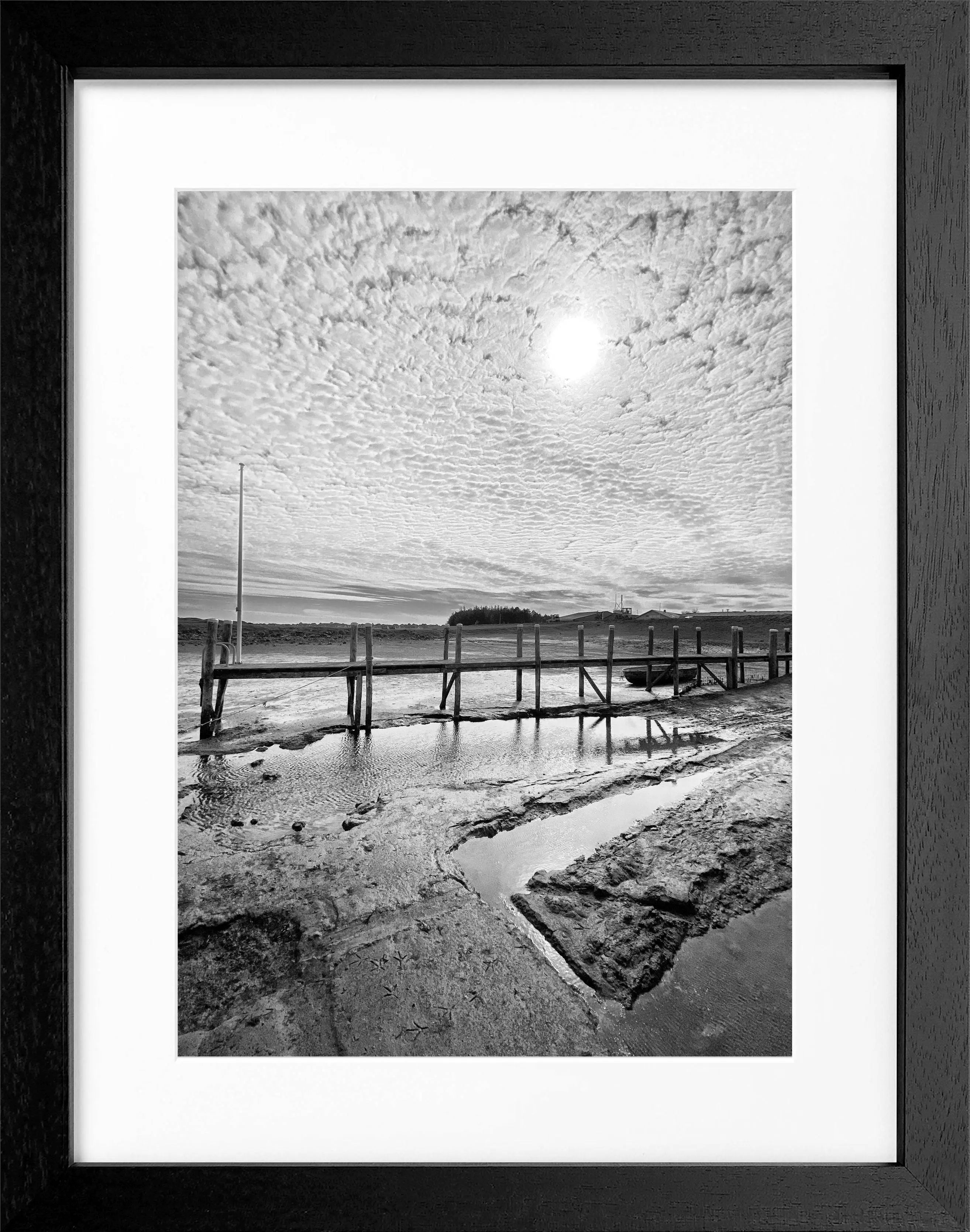 Poster mit Rahmen Sylt Rantum Hafen SY53C - Wandbilder