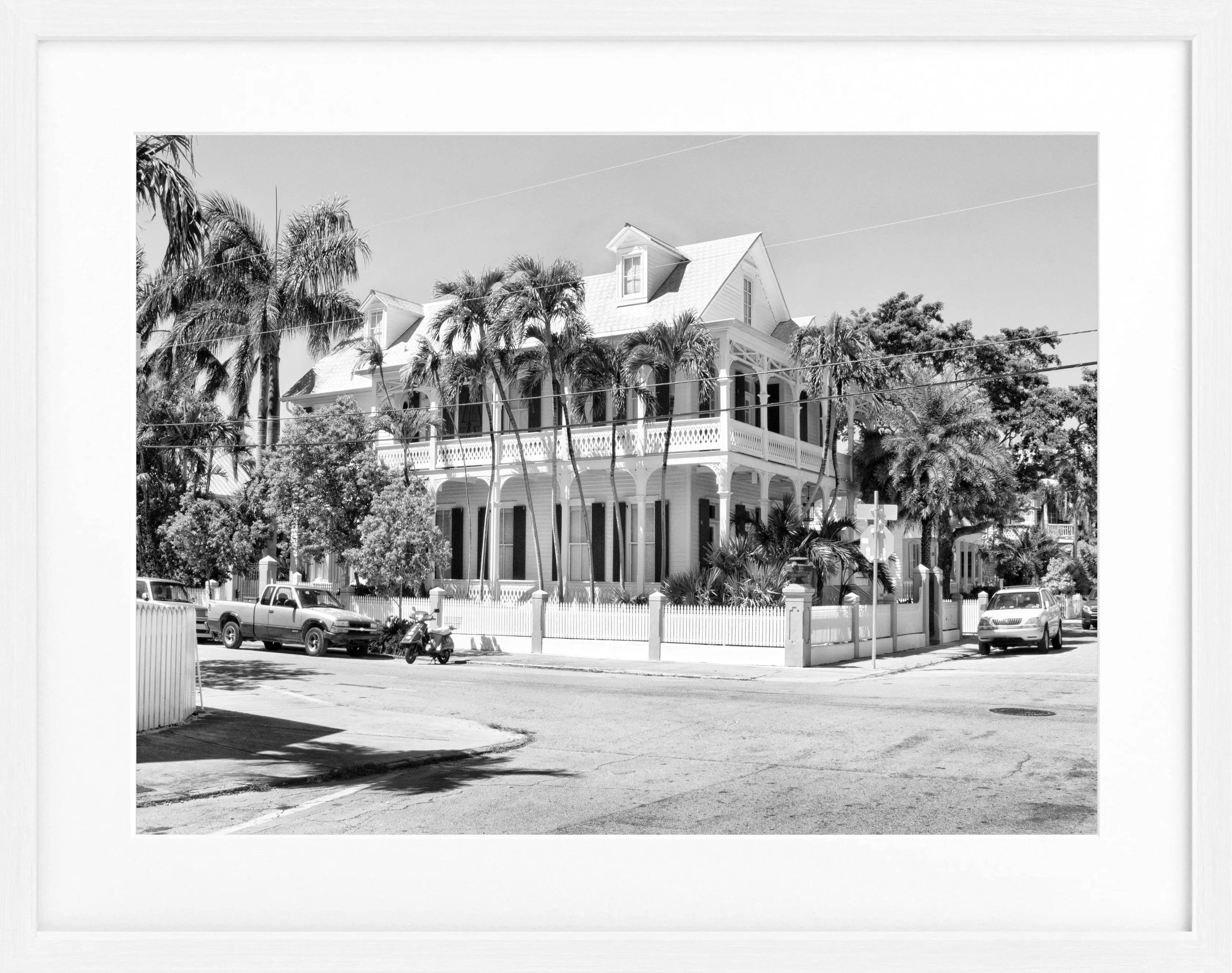 Poster mit Rahmen Florida Key West FL38 - Wandbilder