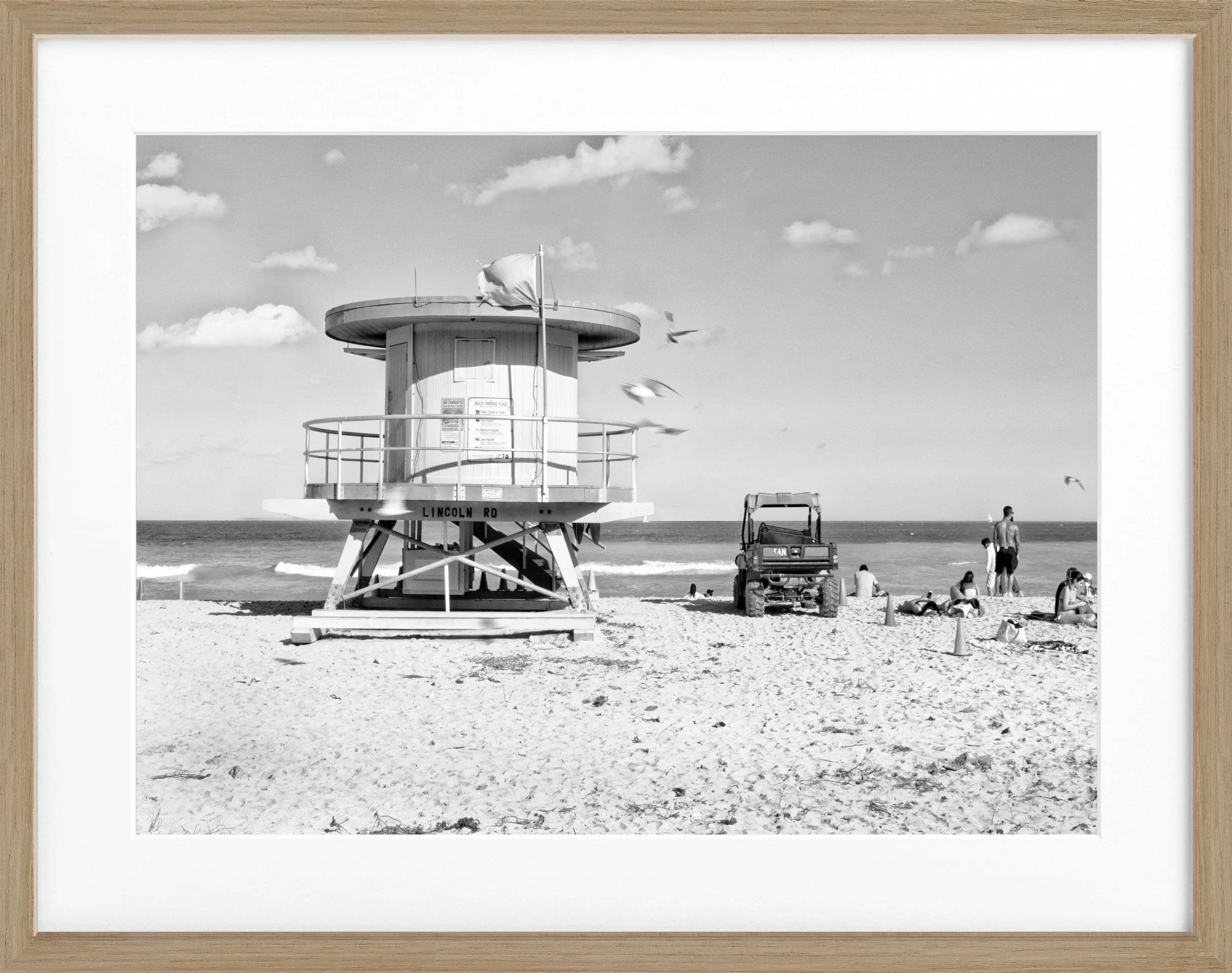 Poster mit Rahmen Florida Miami Beach FL16 - Wandbilder