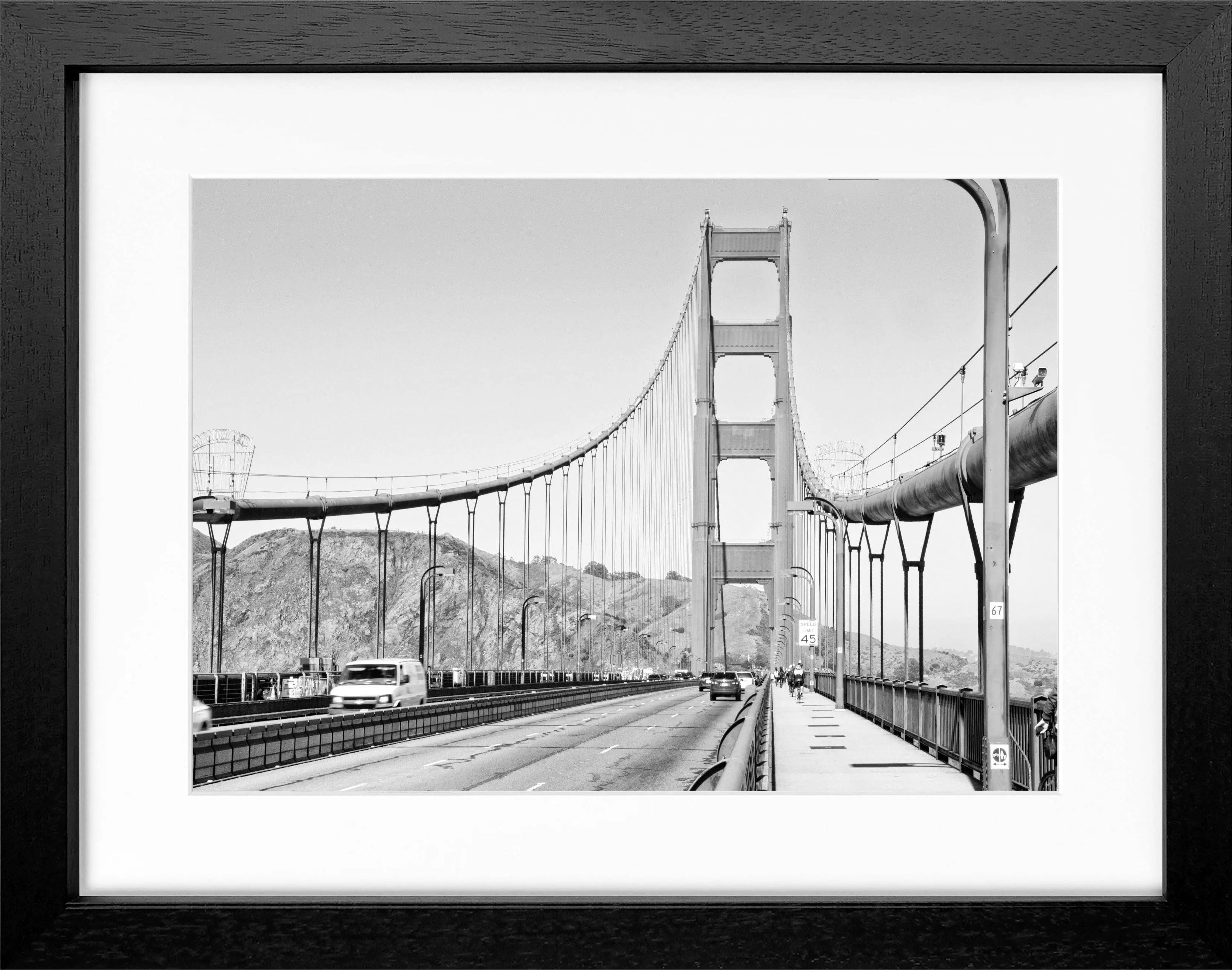 Poster mit Rahmen ’Golden Gate Bridge’ San Francisco SF21