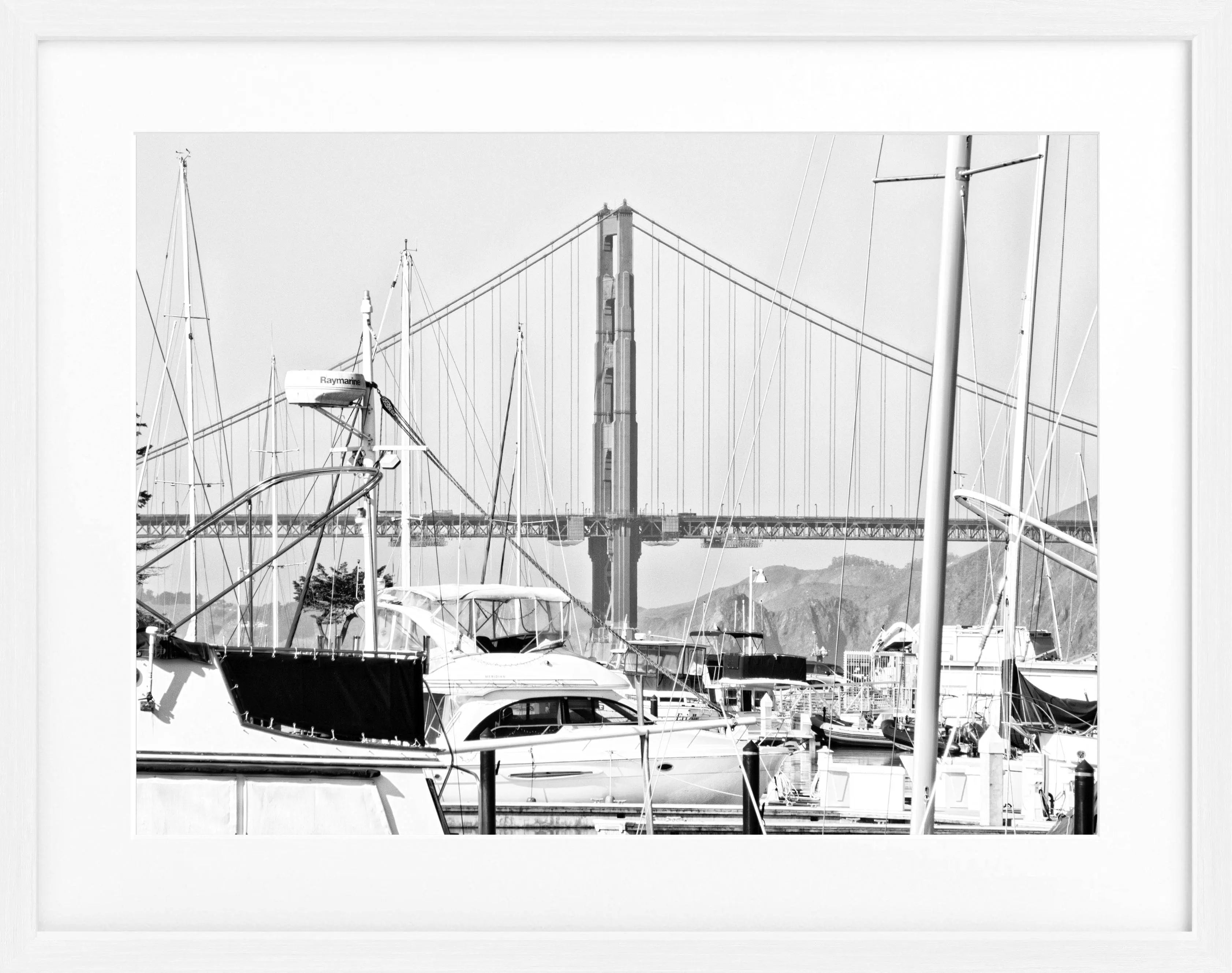 Poster mit Rahmen ’Golden Gate Bridge’ San Francisco SF42