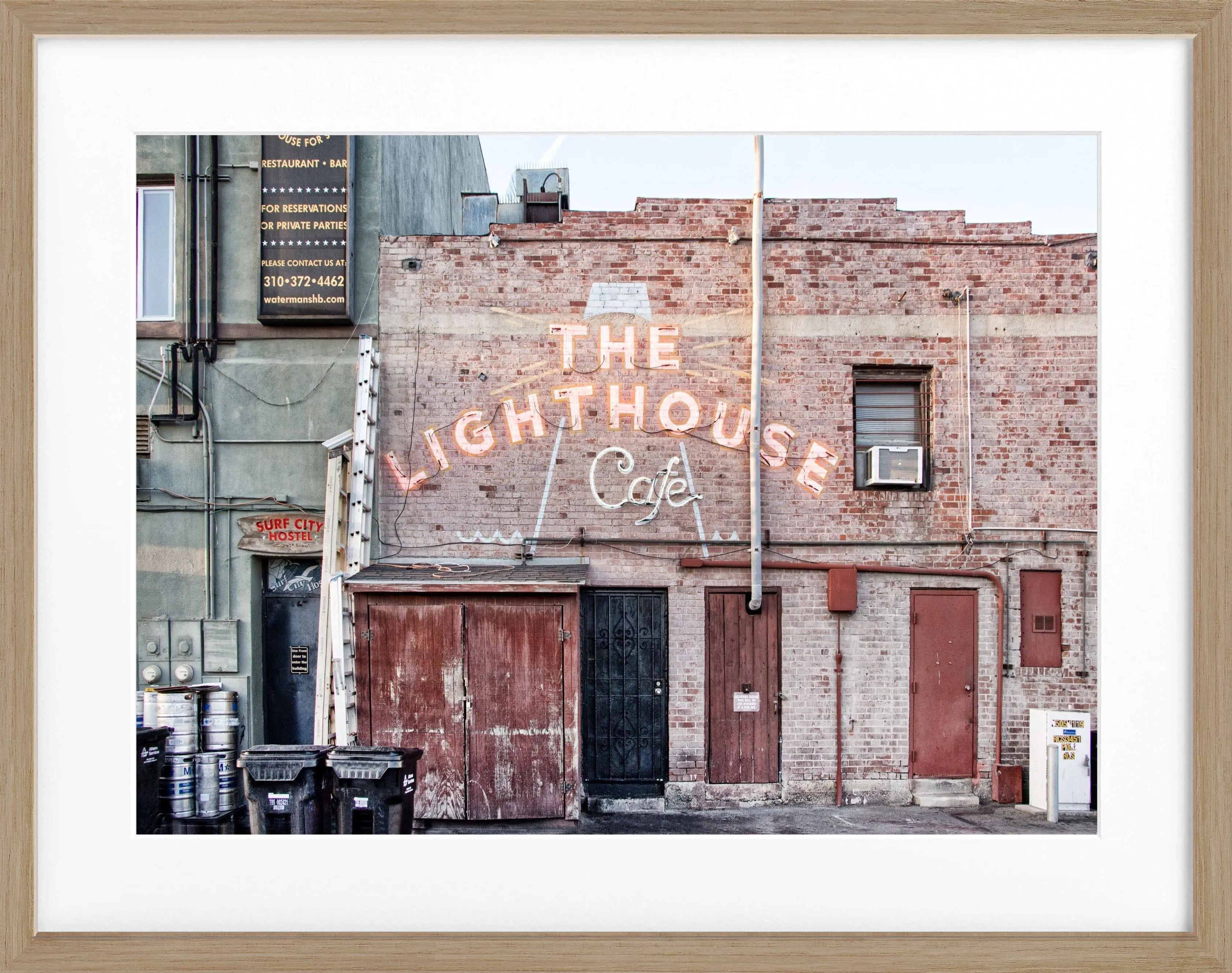 Poster mit Rahmen Kalifornien ’Hermosa Beach’ K160