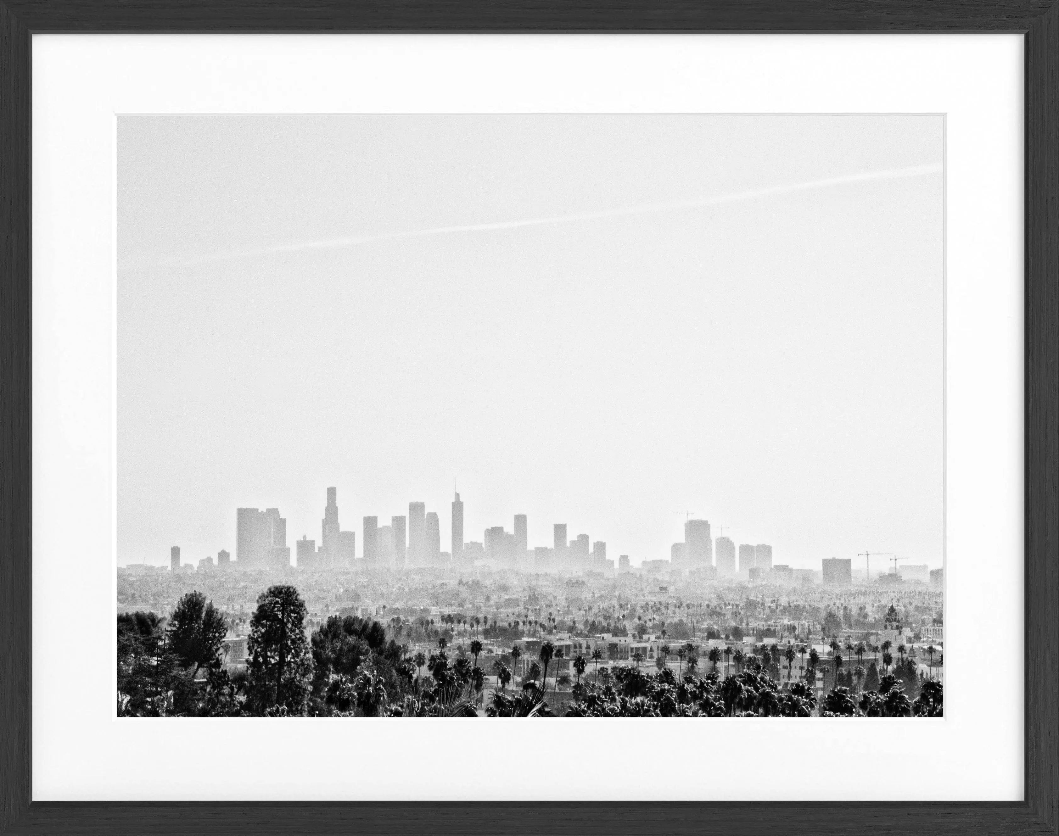 Poster mit Rahmen Kalifornien Los Angeles ’Skyline’ HW10