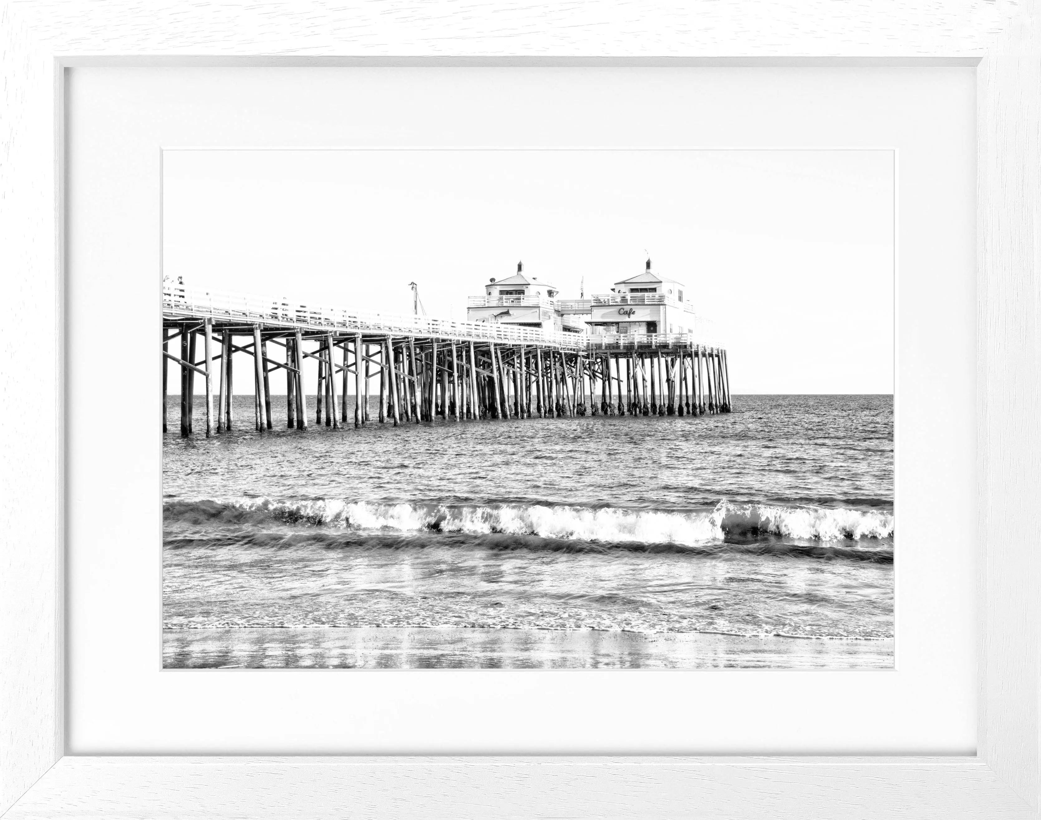 Poster mit Rahmen Kalifornien Malibu Beach ’Pier’ K88