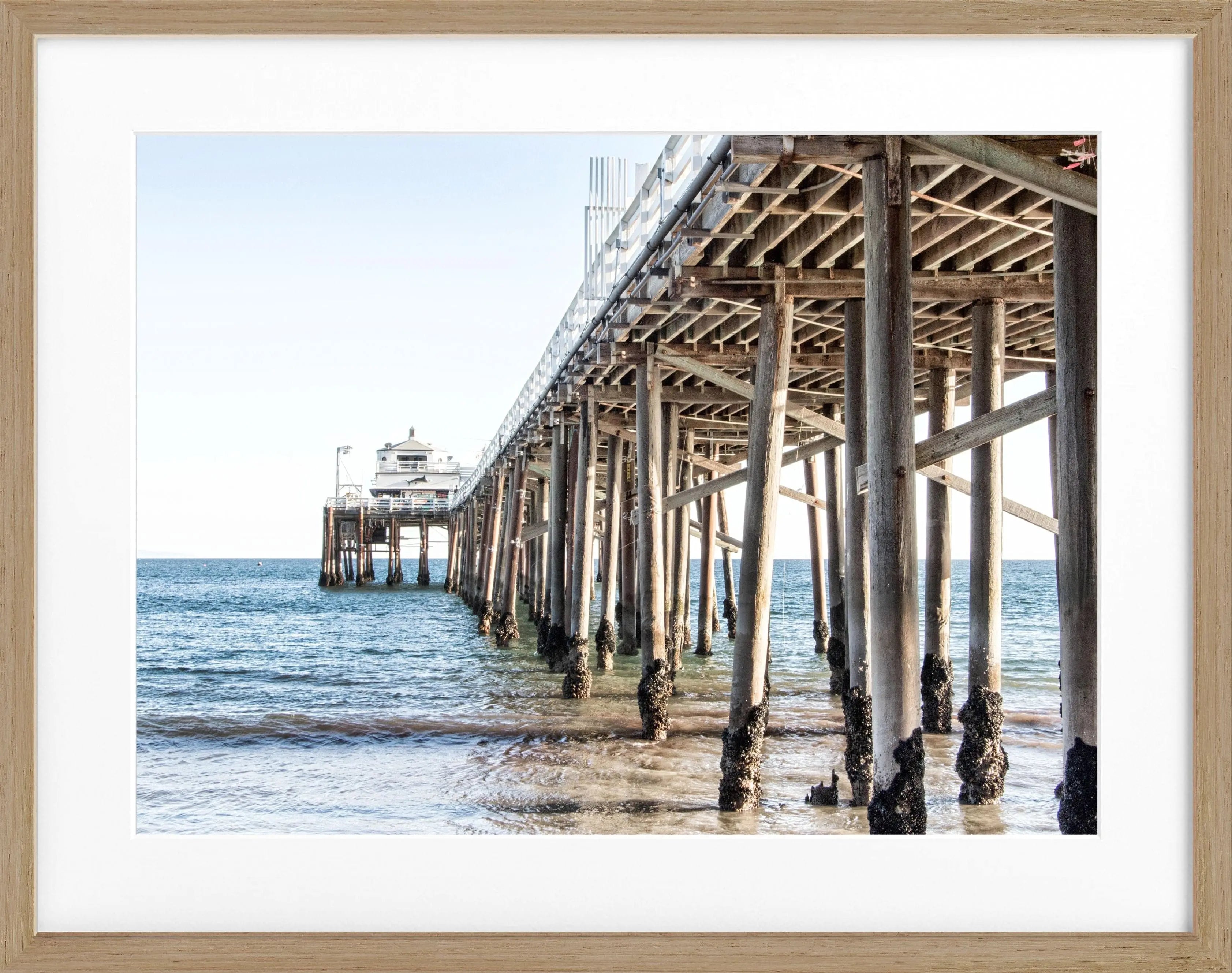 Poster mit Rahmen Kalifornien Malibu Beach ’Pier’ K91