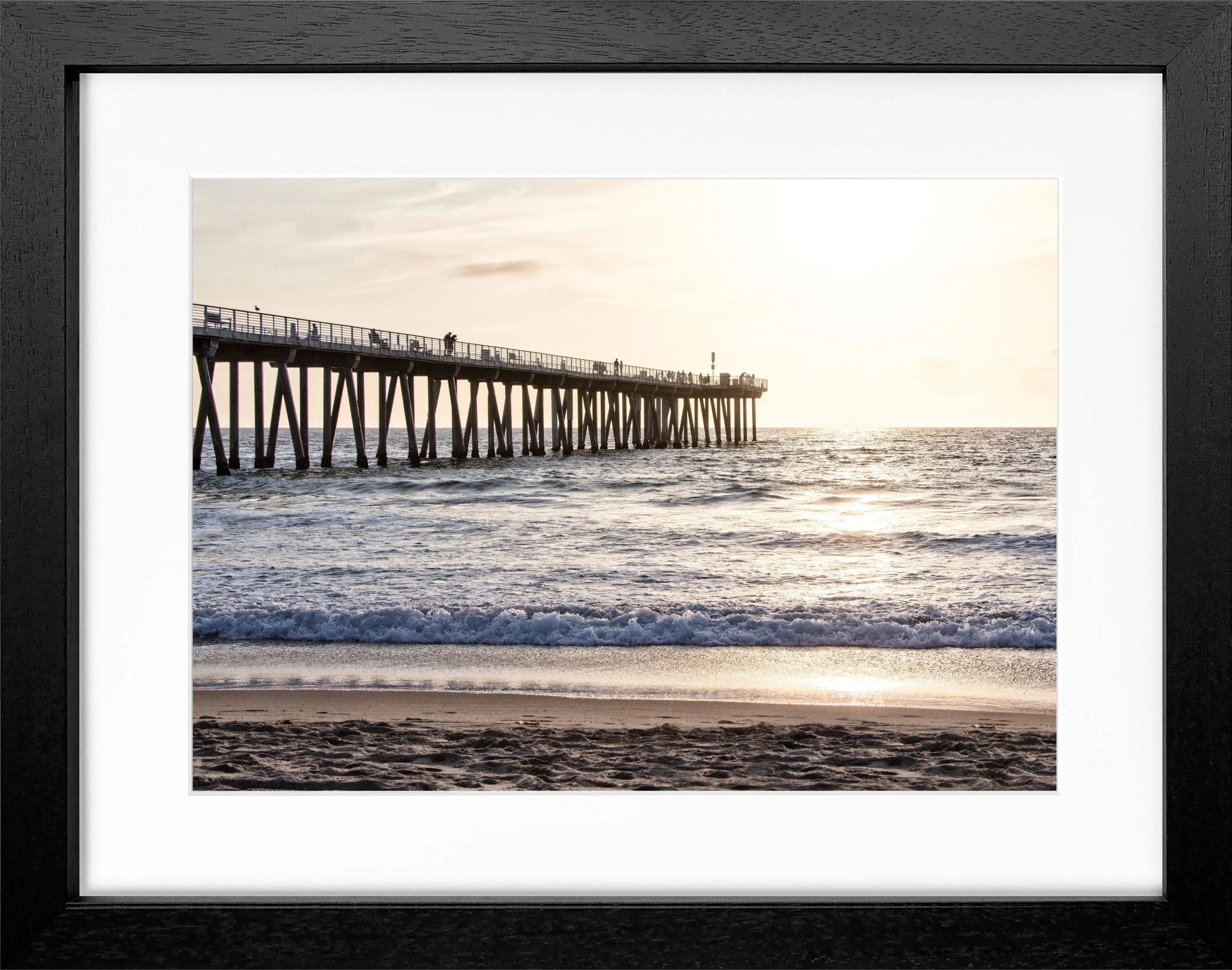 Poster mit Rahmen Kalifornien ’Pier’ K171 - Wandbilder