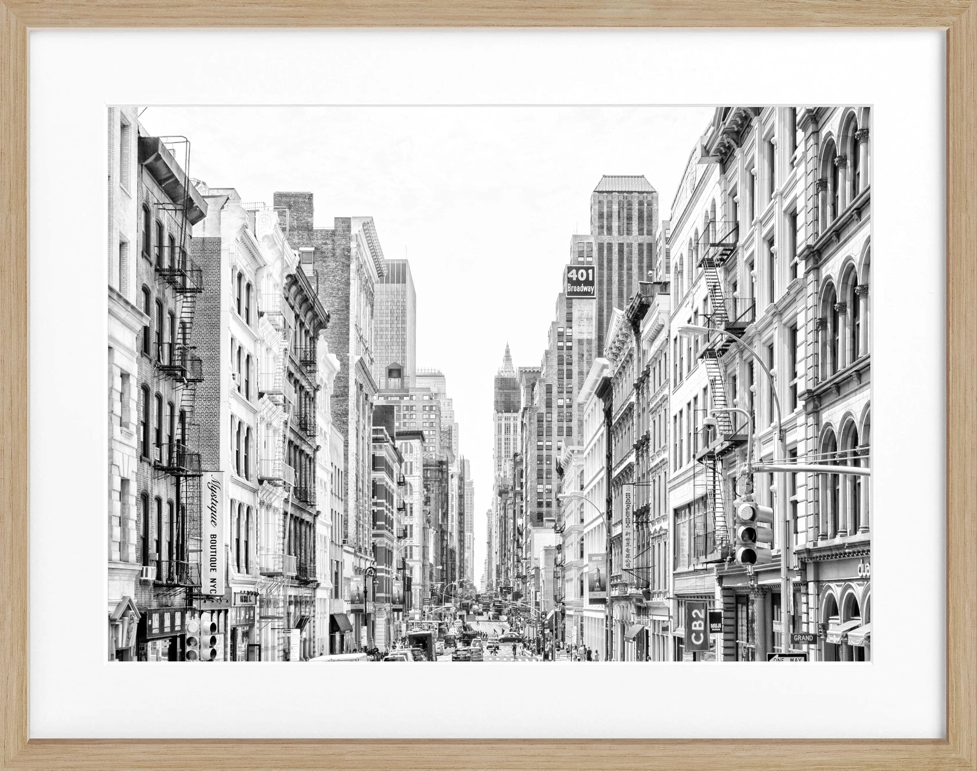Poster mit Rahmen New York ’Broadway’ NY86 - Wandbilder