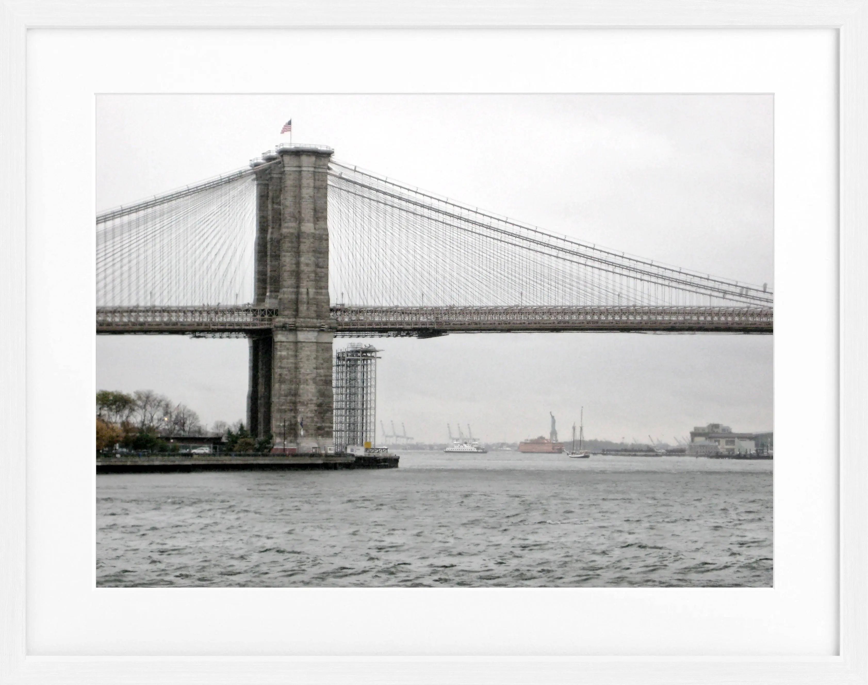 Poster mit Rahmen New York ’Brooklyn Bridge’ NY69