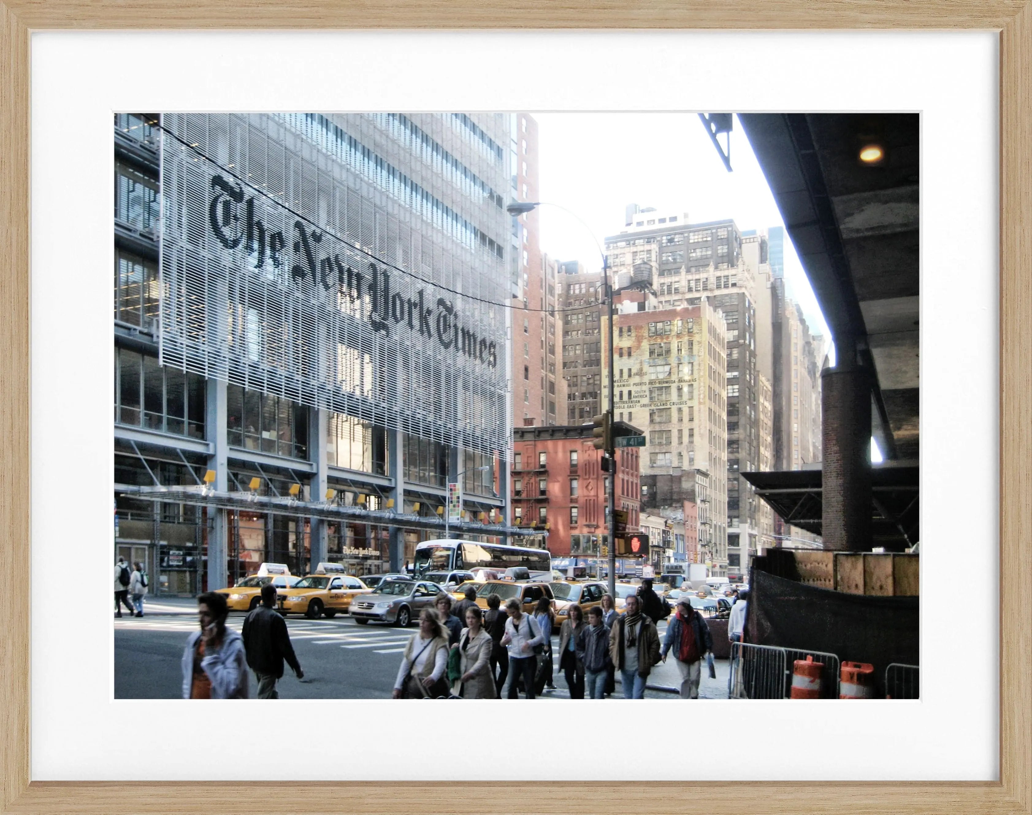 Poster mit Rahmen New York ’New York Times’ NY62