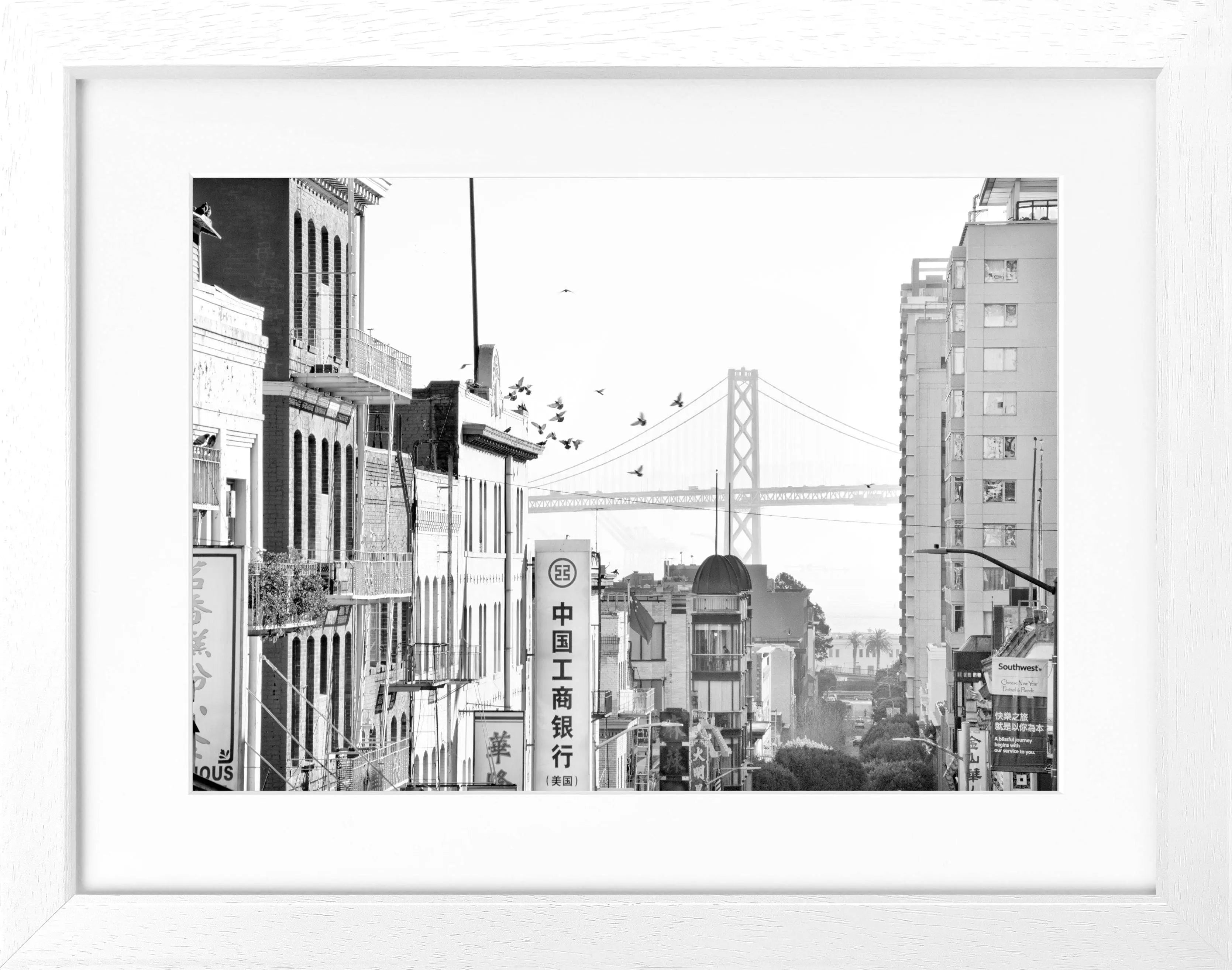 Poster mit Rahmen San Francisco ’Bay Bridge’ SF06