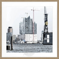 Gerahmte Fotografie Elbphilharmonie Hamburg | HH48