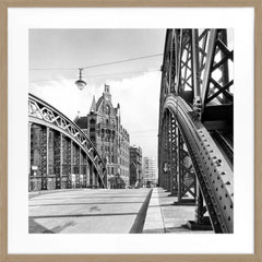 Gerahmte Fotografie Hamburg Speicherstadt | HH29Q