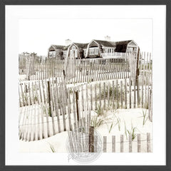 Gerahmte Fotografie Hamptons Beach House | HM15Q