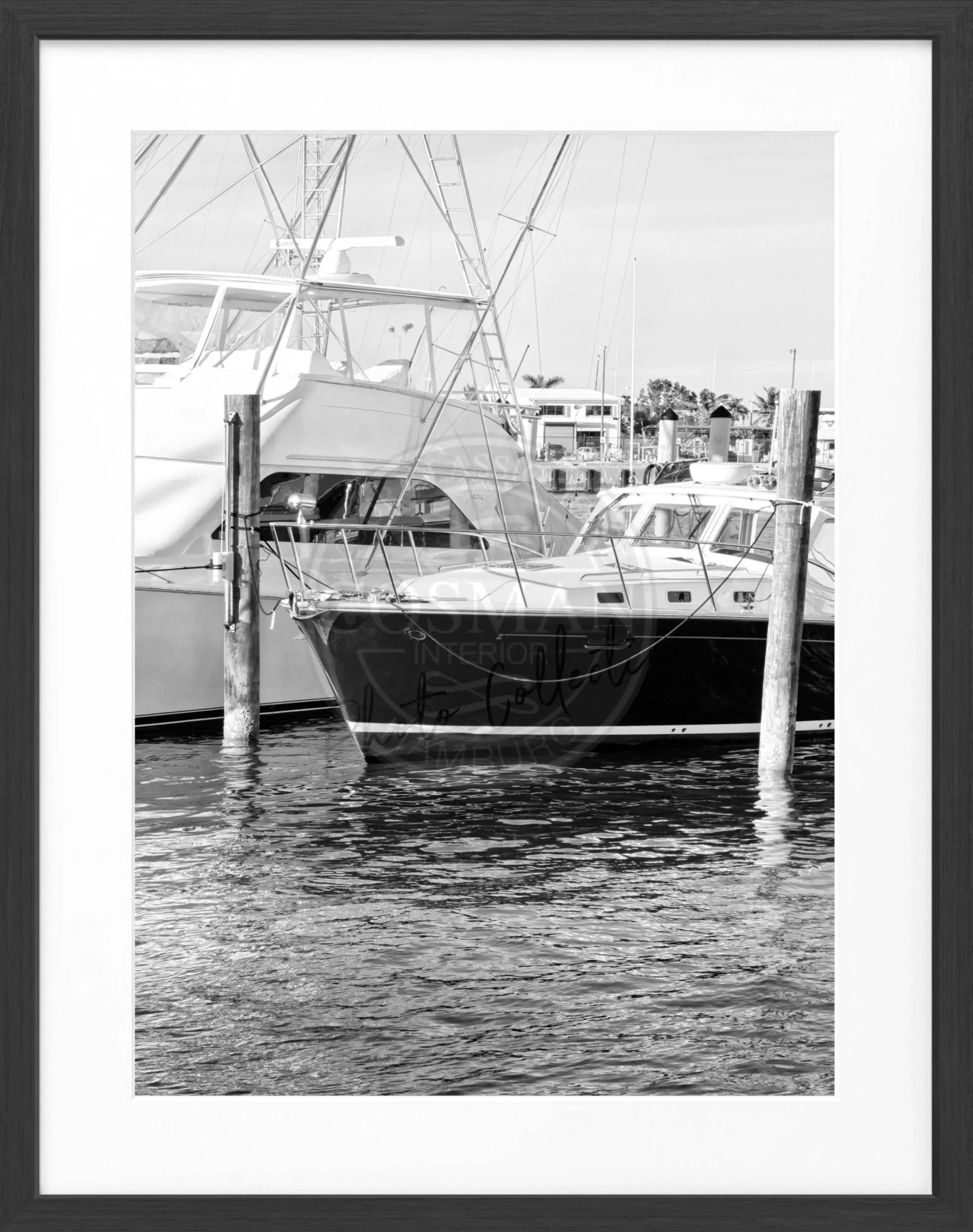 Poster mit Rahmen Florida Key West ’Boat’ FL19 by Cosman-Photocollection