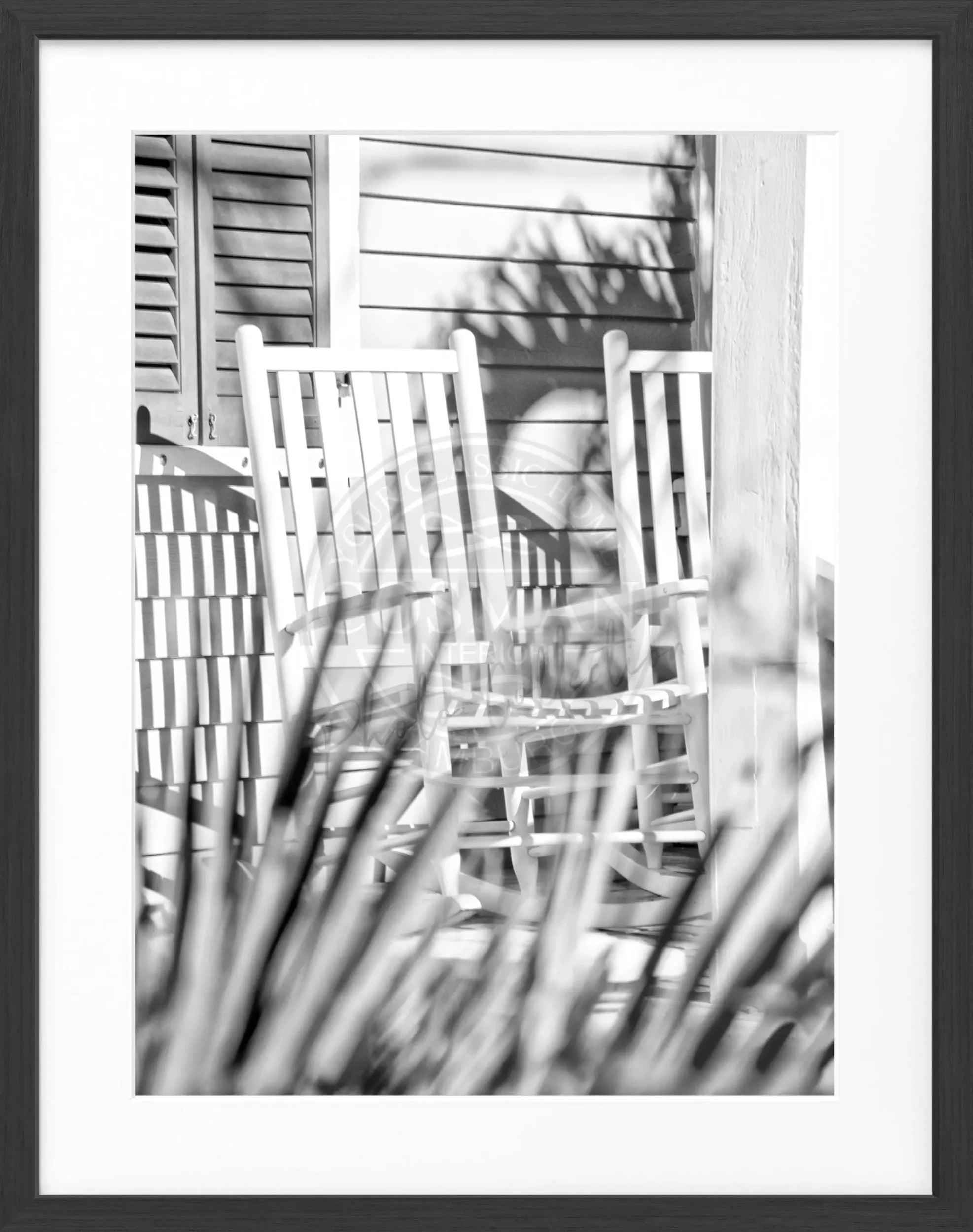 Poster mit Rahmen Florida Key West ’Deckchair’ FL24 by Cosman-Photocollection