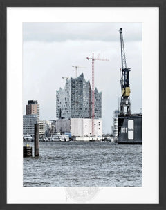 Gerahmte Fotografie Elbphilharmonie Hamburg | HH05G