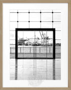 Fotografía enmarcada del puerto de Hamburgo | HH33