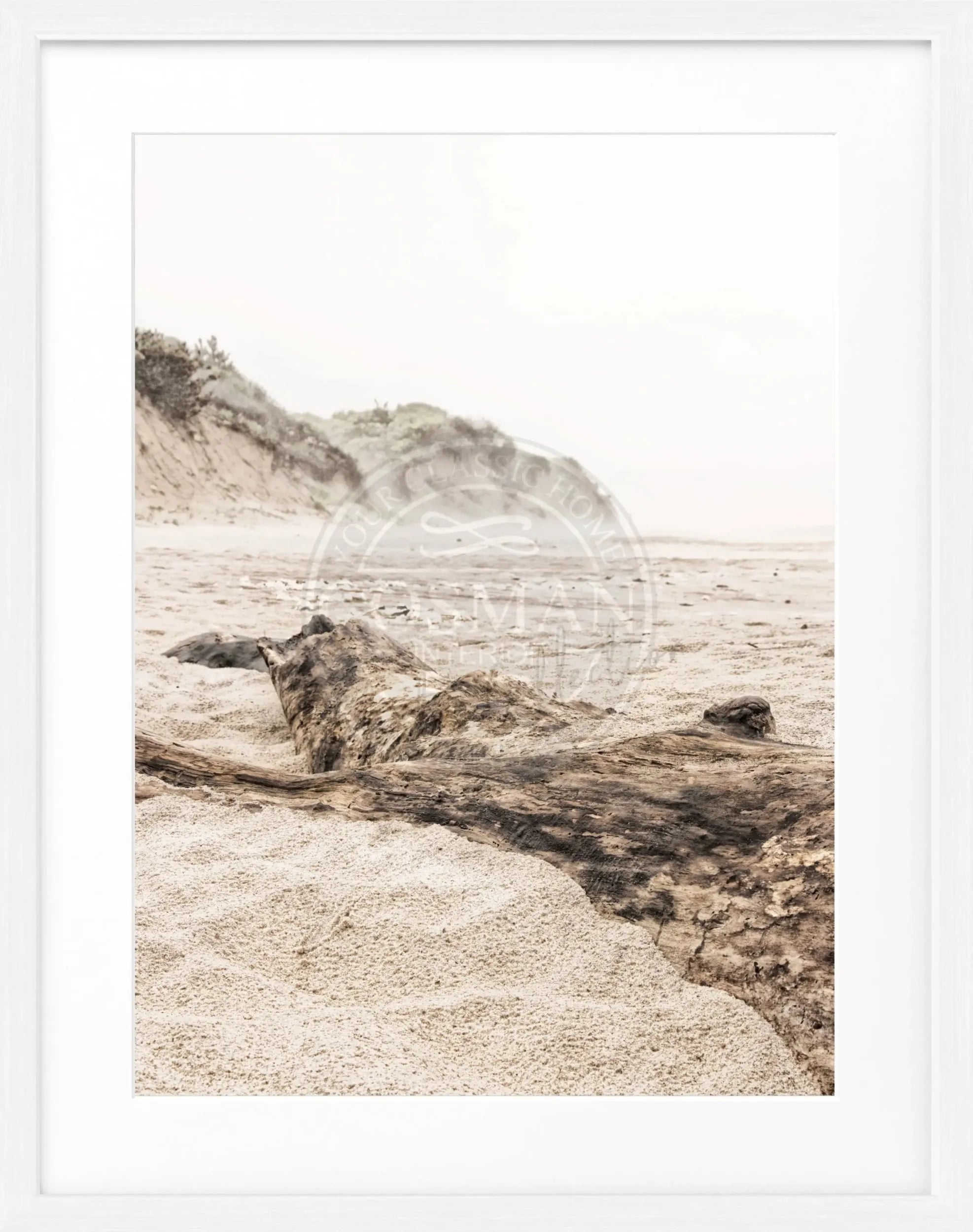 Poster mit Rahmen Hamptons Long Island ’Beach’ HM17 by Cosman-Photocollection