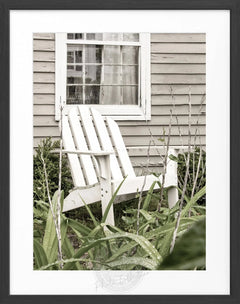 Gerahmte Fotografie Hamptons Deckchair | HM14