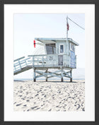 Poster mit Rahmen Kalifornien ’Lifeguard’ K125