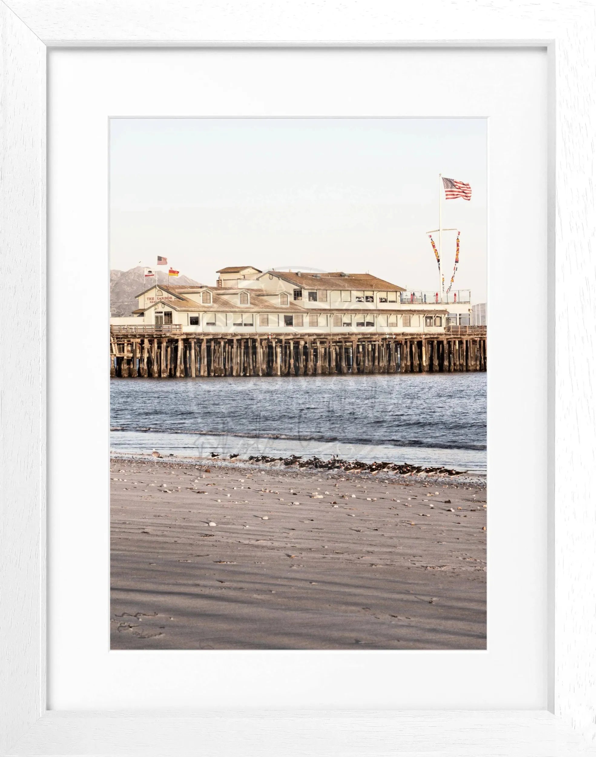 Poster mit Rahmen Kalifornien Santa Barbara ’Pier’ K19 by Cosman-Photocollection