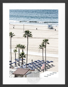 Gerahmte Fotografie Santa Monica Beach | K134