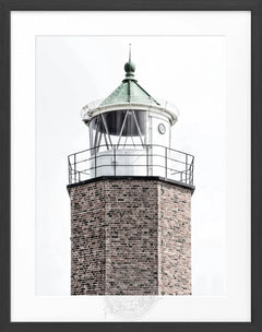 Gerahmte Fotografie Sylt Leuchtturm Rotes Kliff | SY59