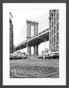 Poster mit Rahmen New York Manhattan Bridge | NY33