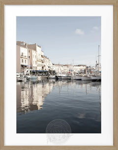 Gerahmte Fotografie Saint-Tropez Hafen | ST17