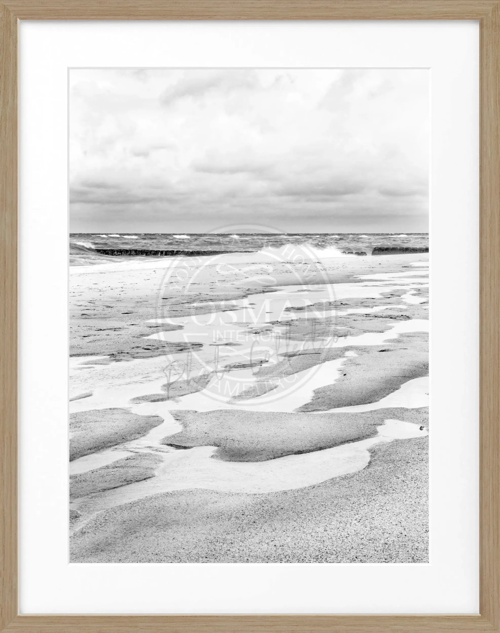Poster mit Rahmen ’Strand’ Sylt SY62 by Cosman-Photocollection