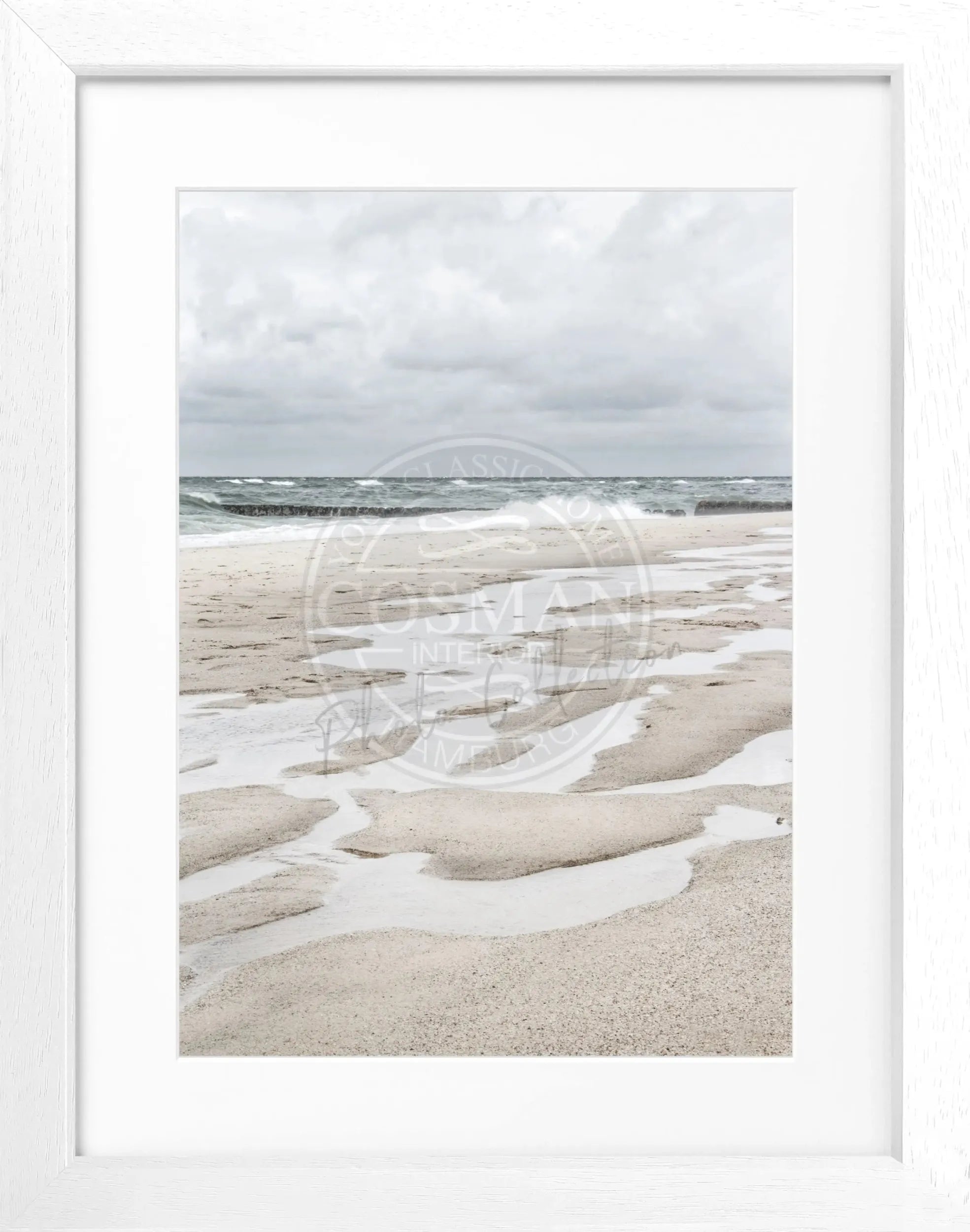 Poster mit Rahmen ’Strand’ Sylt SY62 by Cosman-Photocollection