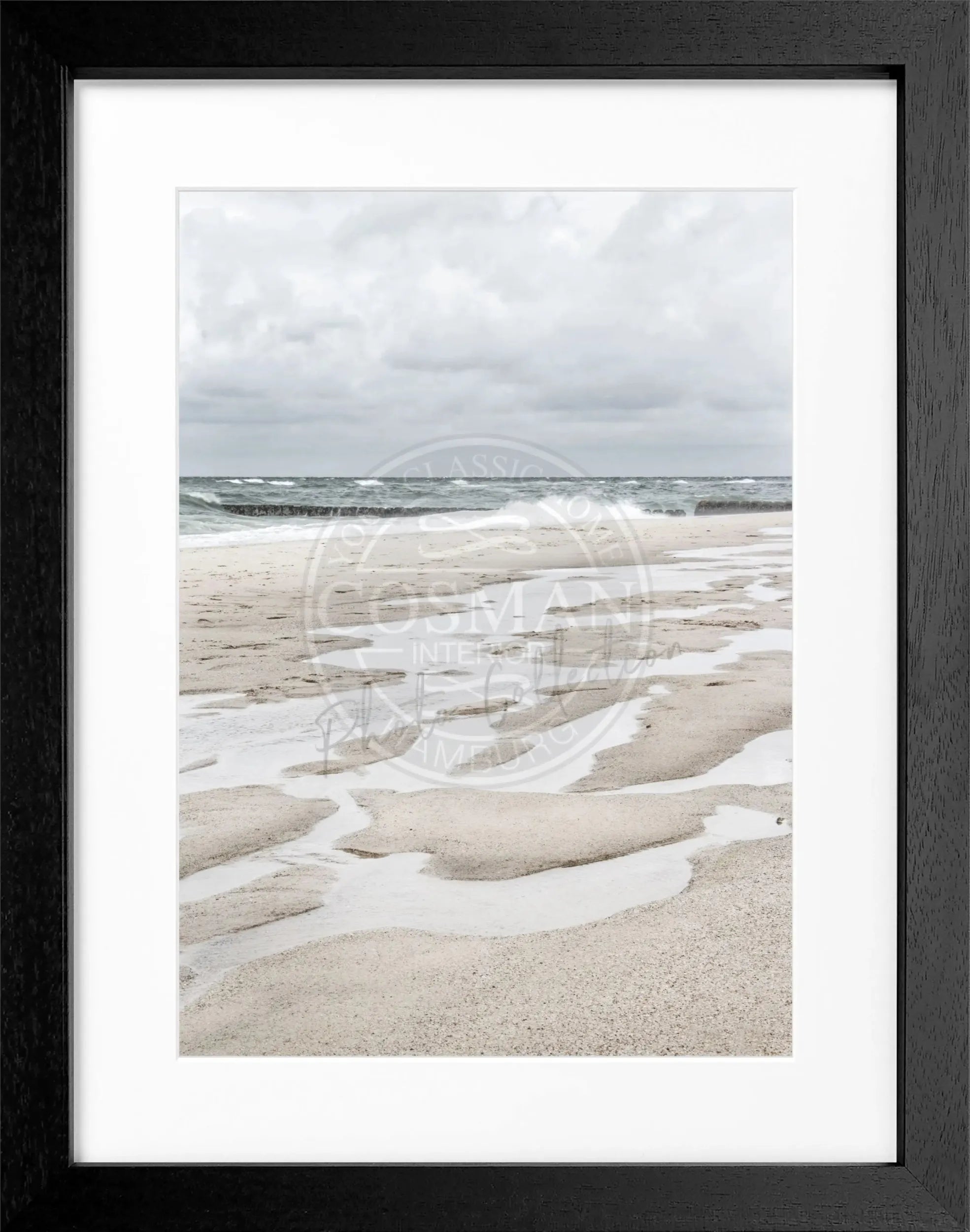 Poster mit Rahmen ’Strand’ Sylt SY62 by Cosman-Photocollection