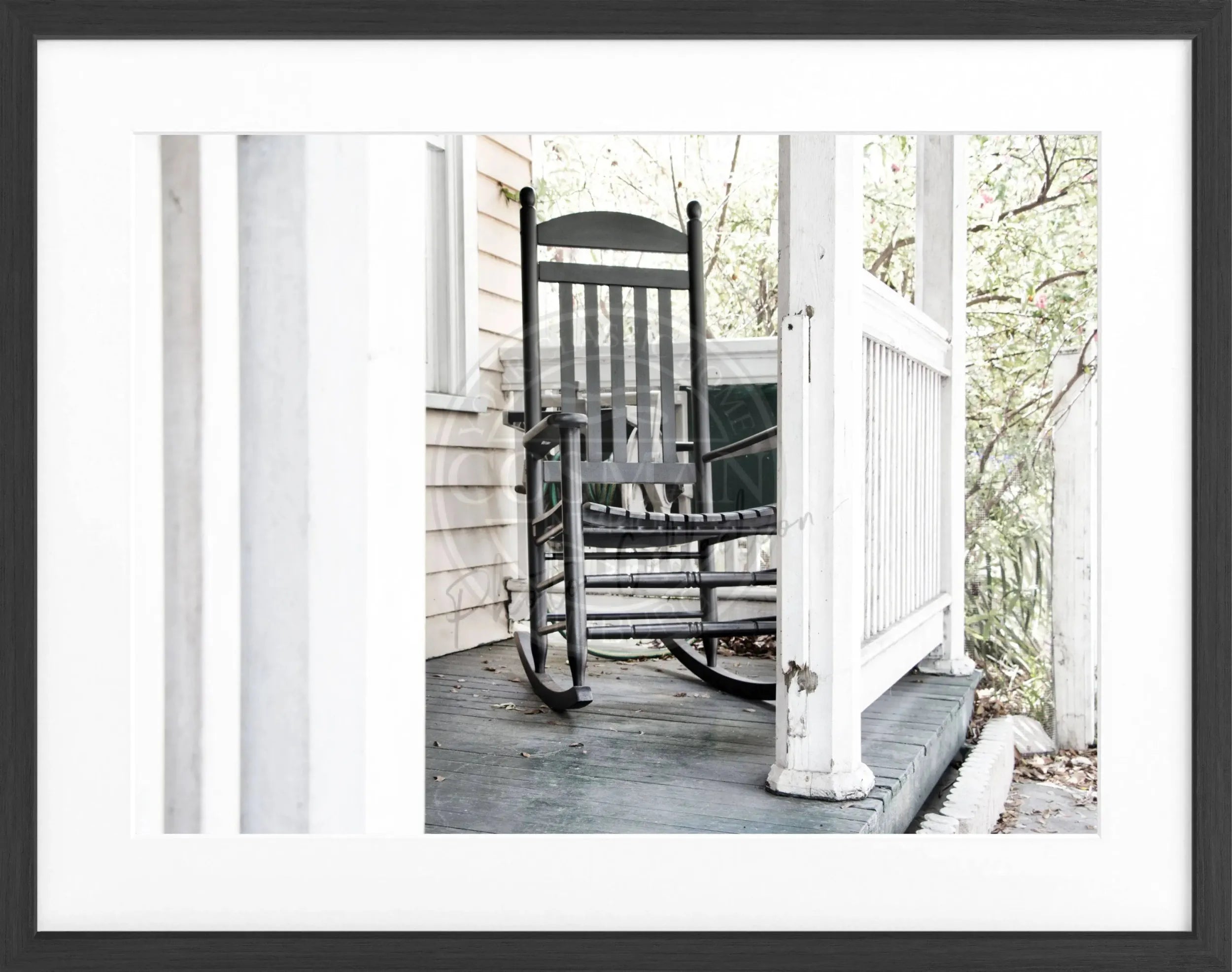 Poster mit Rahmen Florida Key West ’Deckchair’ FL07 by Cosman-Photocollection