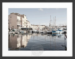 Gerahmte Fotografie Saint-Tropez Hafen | ST05