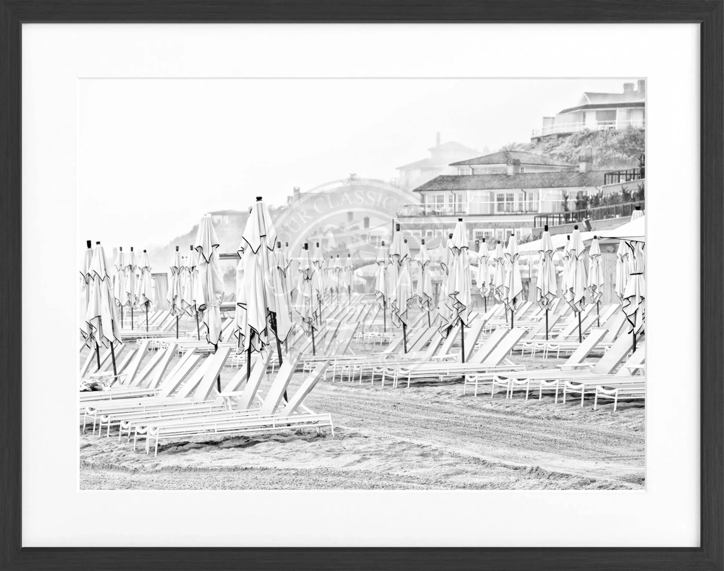 Poster mit Rahmen Hamptons Long Island ’Beach’ HM20 by Cosman-Photocollection