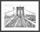 Poster mit Rahmen New York ’Brooklyn Bridge’ NY68