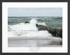 Gerahmte Fotografie Sylt Buhne | SY57