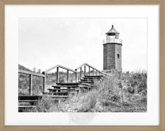 Gerahmte Fotografie Sylt Leuchtturm Kampen | SY52