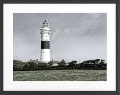 Poster mit Rahmen Sylt Leuchtturm Kampen | SY53
