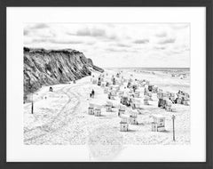 Gerahmte Fotografie Sylt Strandkörbe Kampen | SY58
