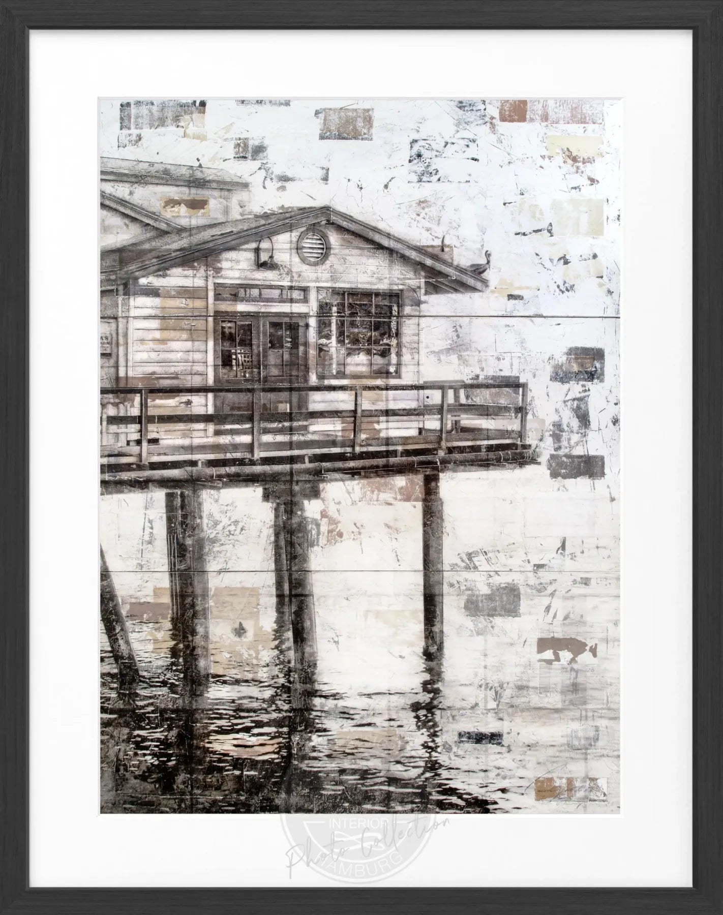 Poster mit schwarzem Rahmen, Kalifornien Malibu Motiv, von Cosman-Photocollection, 25x31cm, dekoratives Wandbild