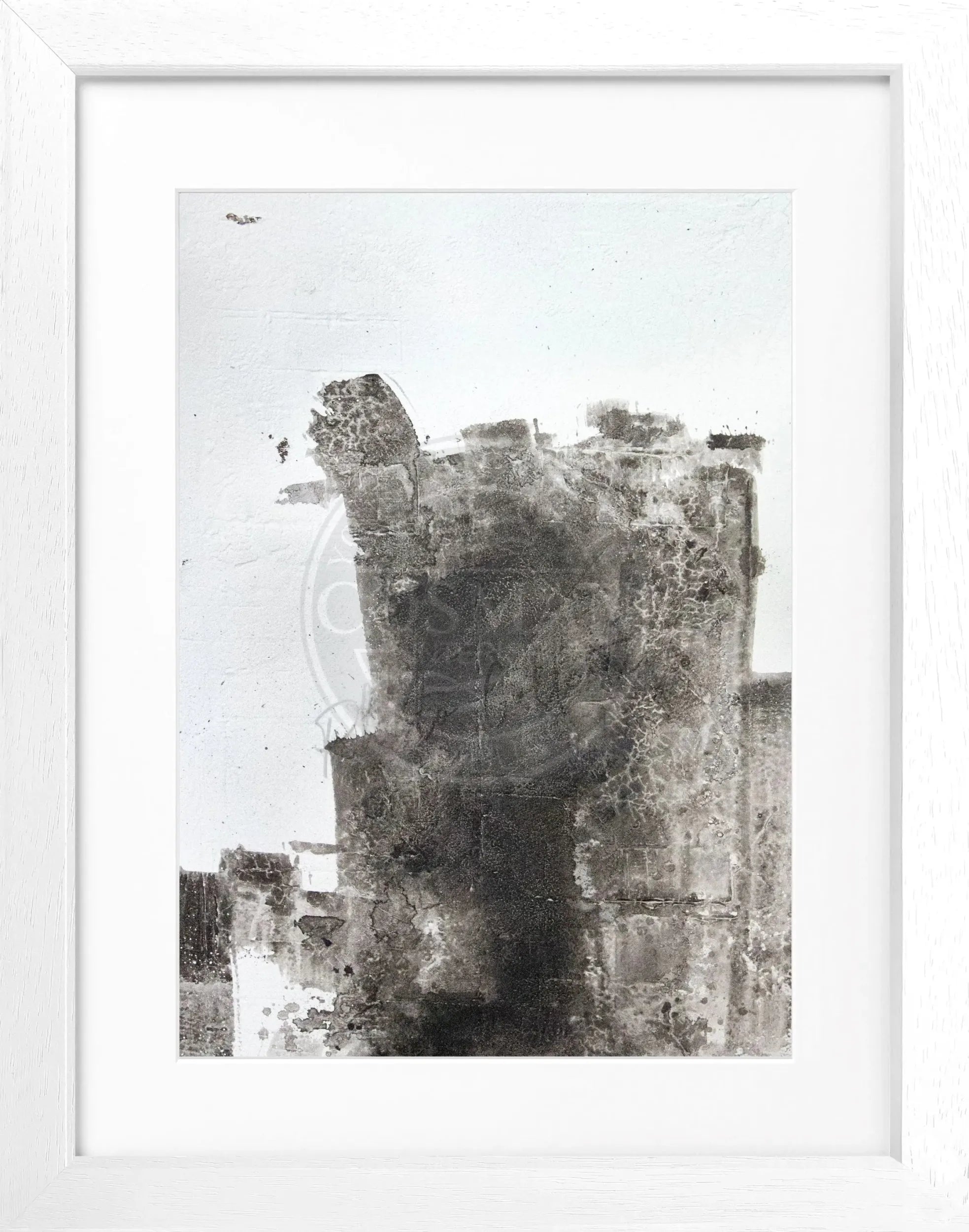 Abstraktes Kunstposter mit schwarzem Rahmen von Cosman-Photocollection, 25x31 cm, modernes Wandbild für Zuhause.