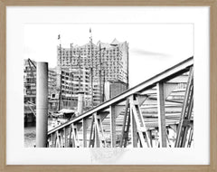 Fotografía enmarcada de la Elbphilharmonie de Hamburgo | HH05B