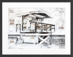 Gerahmte Fotografie Miami Beach Lifeguard | GM78