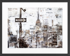 Poster mit Rahmen New York One Way | GM72