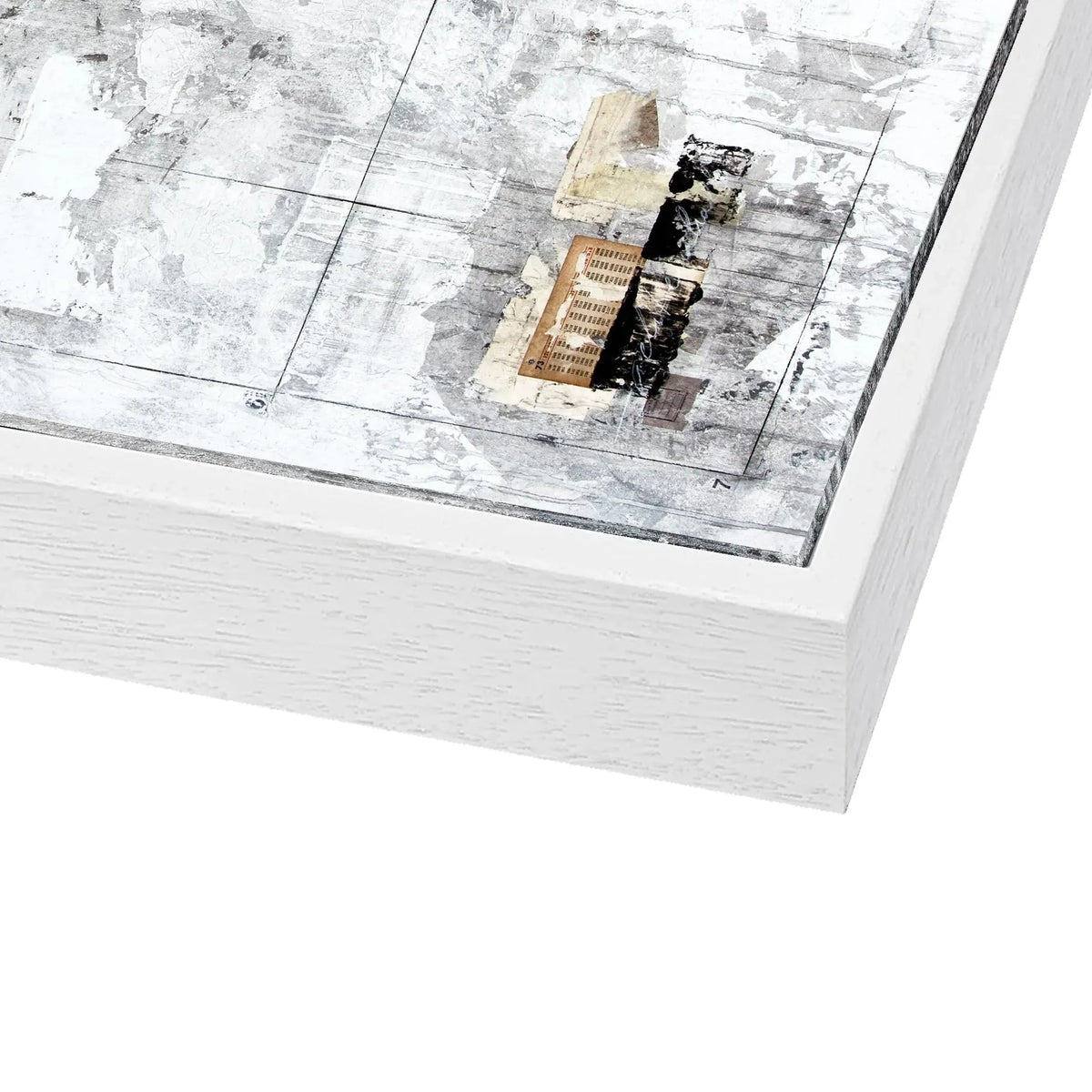 Schwarzes Wandbild GM01 ‚Achteinhalb‘ von Cosman-Photocollection, Druck auf Leinwand mit Schattenfuge, 125x95 cm