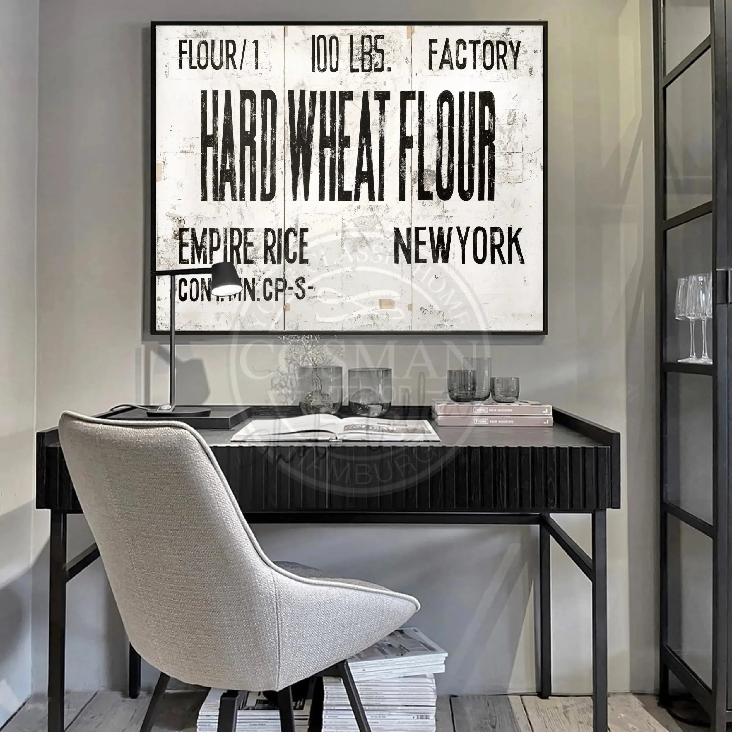 Wandbild GM13 New York ’Wheat’ - Druck auf Leinwand mit Schattenfuge by Cosman-Photocollection