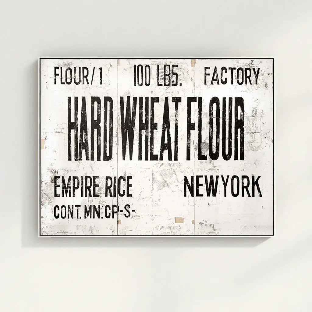 Wandbild GM13 New York ’Wheat’ auf Leinwand mit Schattenfuge, schwarz, 125x95 cm, von Cosman-Photocollection.