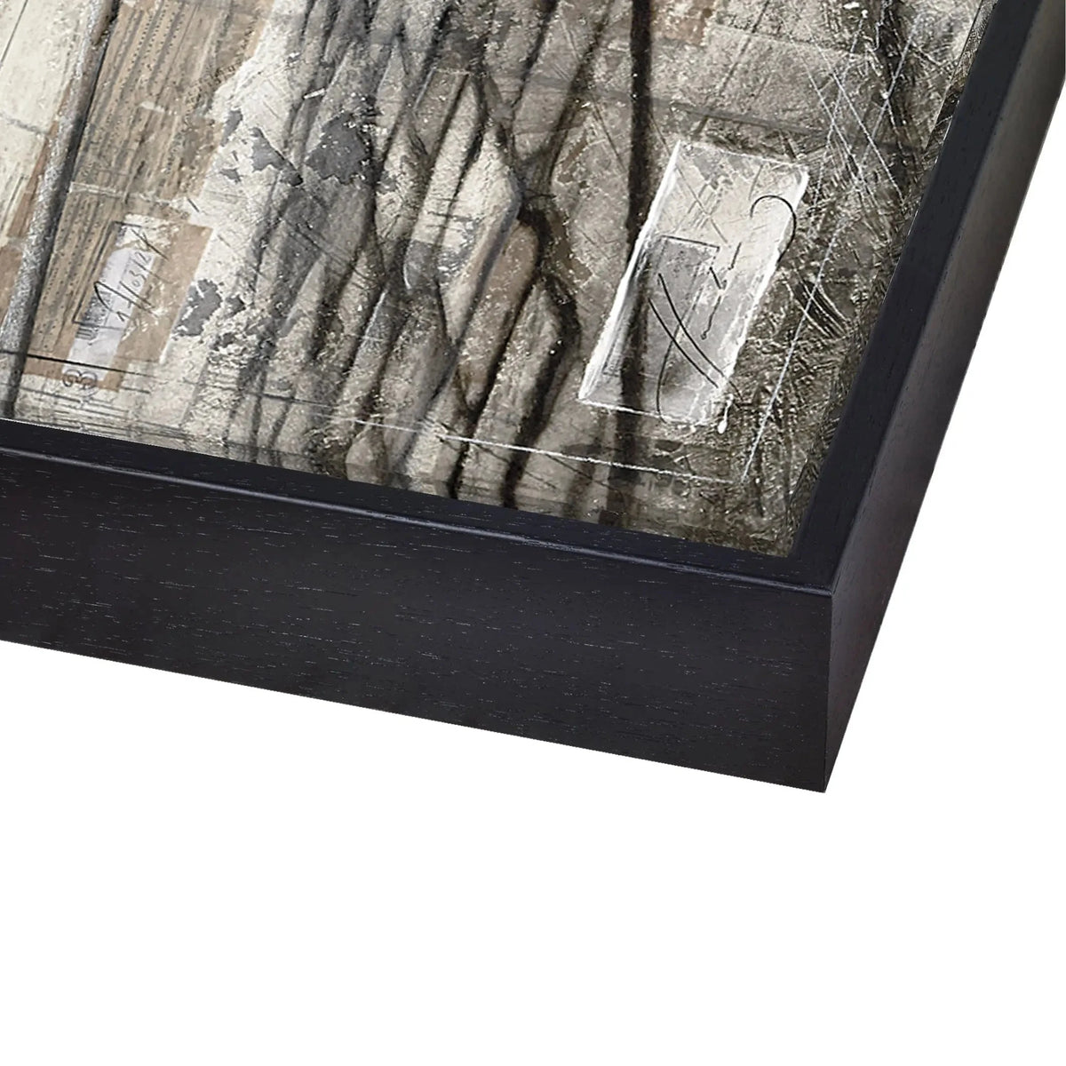 Wandbild Motiv GM07 Hamburg Hafen, Druck auf Leinwand mit Schattenfuge, Schwarz, von Cosman-Photocollection, 125x95 cm