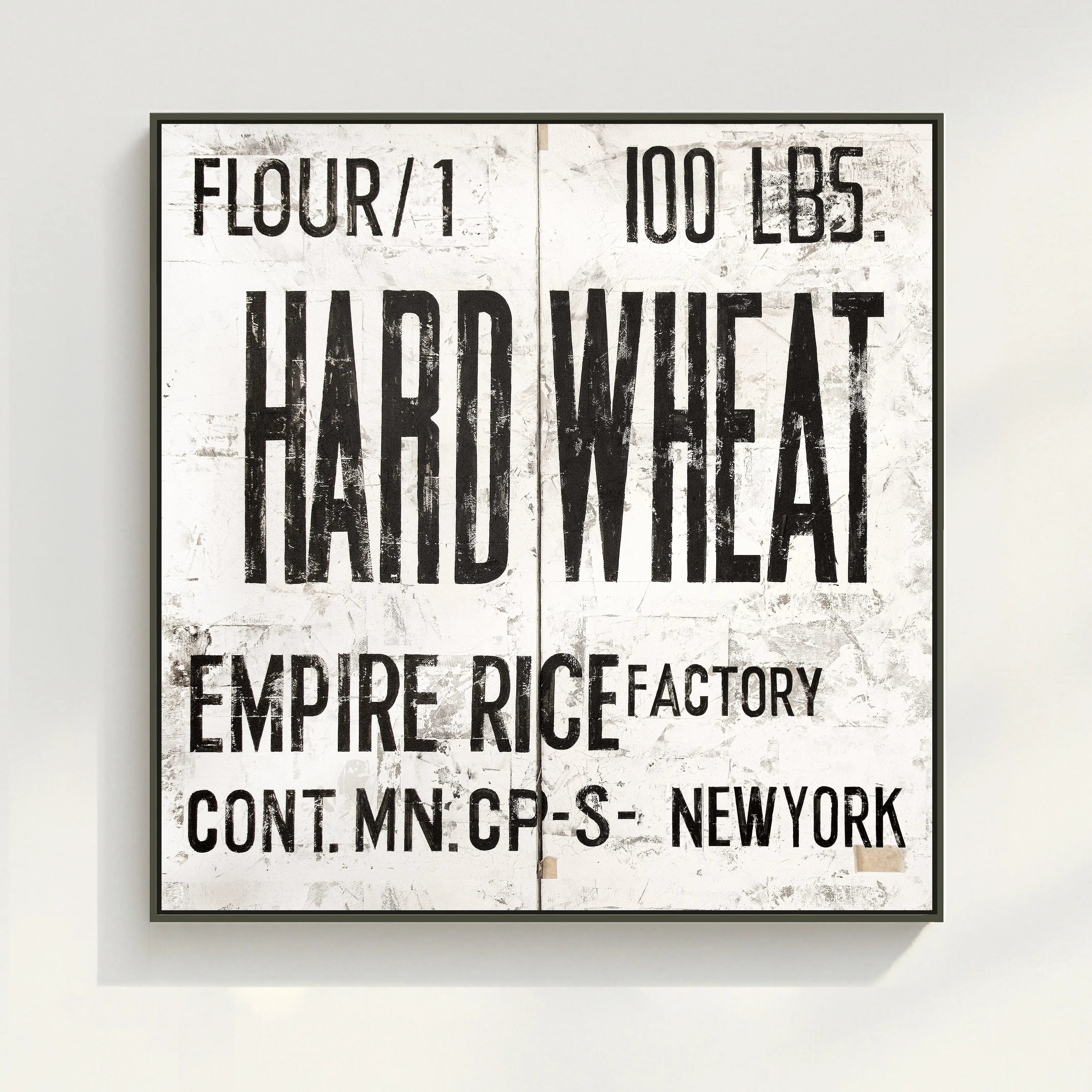Wandbild GM13Q New York ’Wheat’ - Druck auf Leinwand mit Schattenfuge by Cosman-Photocollection